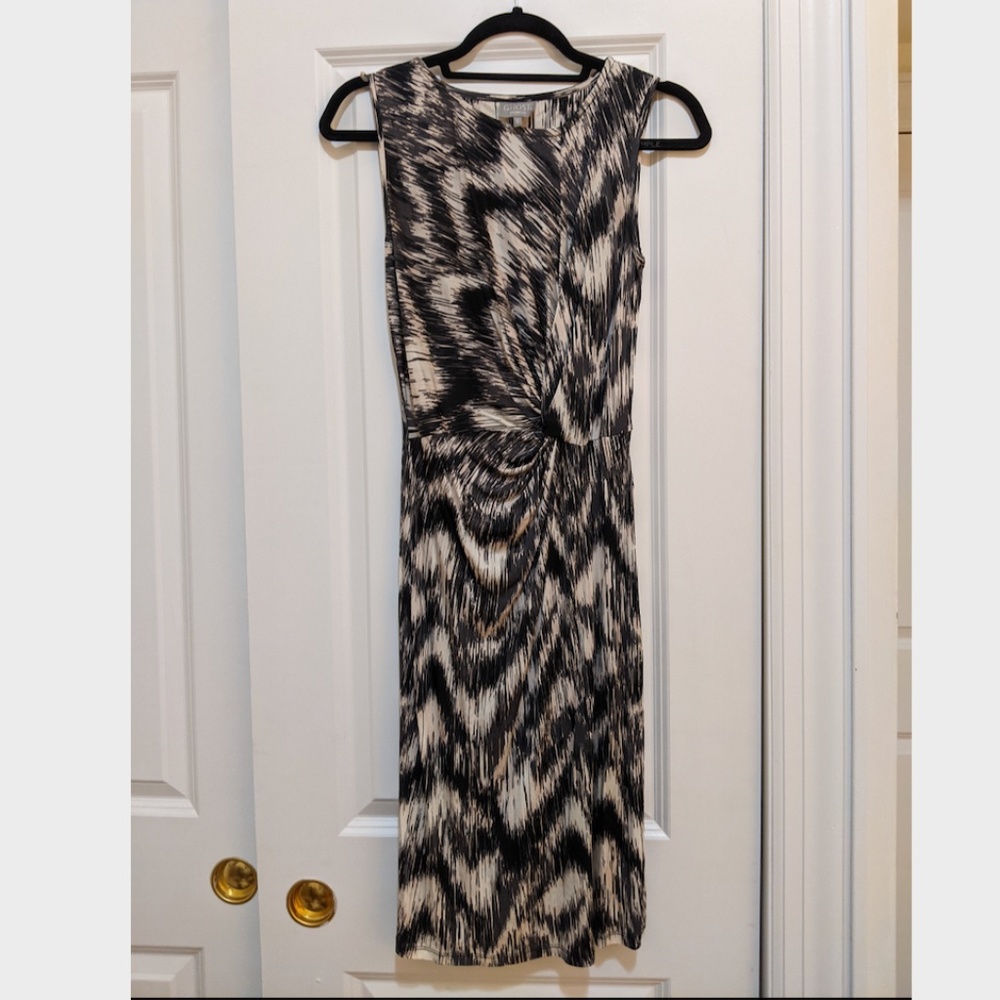 GHOST of London twist-waist dress